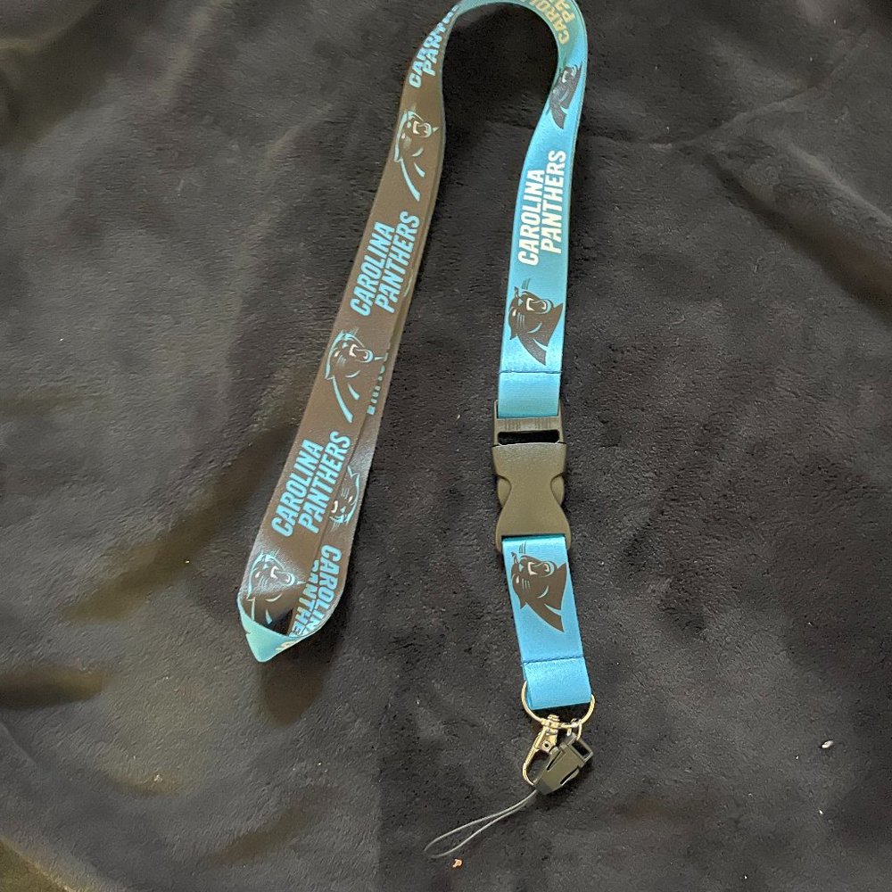 North Carolina Panthers Reversible Lanyard